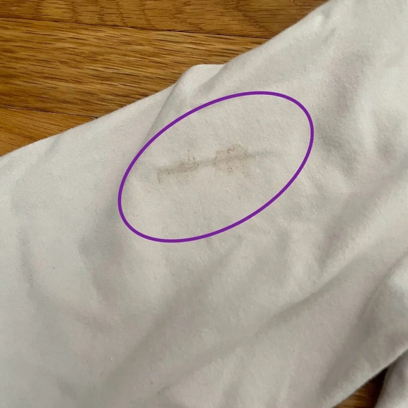 4/$25 Basic Colors Girls 3/4 Sleeve T-Shirt size 14/16 White w/ Pink Gold Circle - Picture 4 of 6